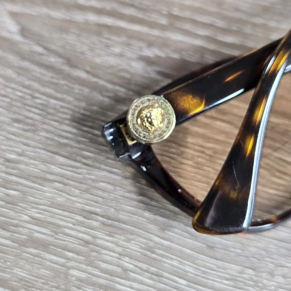Versace VE 3330 Tortoiseshell Cat Eyewear Frame ONLY BV7336286 55-19 145 Italy